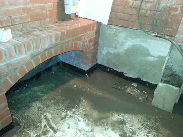 Tanking a basement or cellar
